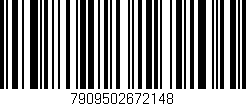 Código de barras (EAN, GTIN, SKU, ISBN): '7909502672148'