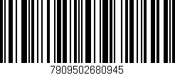 Código de barras (EAN, GTIN, SKU, ISBN): '7909502680945'