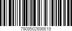 Código de barras (EAN, GTIN, SKU, ISBN): '7909502696618'
