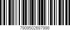 Código de barras (EAN, GTIN, SKU, ISBN): '7909502697998'