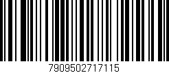 Código de barras (EAN, GTIN, SKU, ISBN): '7909502717115'