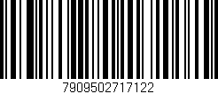Código de barras (EAN, GTIN, SKU, ISBN): '7909502717122'