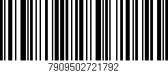 Código de barras (EAN, GTIN, SKU, ISBN): '7909502721792'