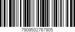 Código de barras (EAN, GTIN, SKU, ISBN): '7909502767905'