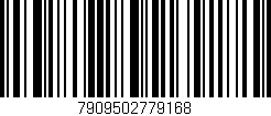 Código de barras (EAN, GTIN, SKU, ISBN): '7909502779168'