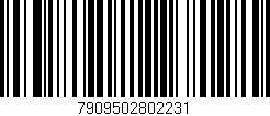Código de barras (EAN, GTIN, SKU, ISBN): '7909502802231'