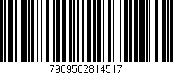 Código de barras (EAN, GTIN, SKU, ISBN): '7909502814517'