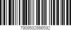 Código de barras (EAN, GTIN, SKU, ISBN): '7909502866592'