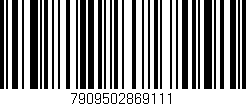 Código de barras (EAN, GTIN, SKU, ISBN): '7909502869111'