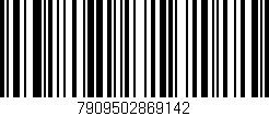 Código de barras (EAN, GTIN, SKU, ISBN): '7909502869142'