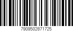 Código de barras (EAN, GTIN, SKU, ISBN): '7909502871725'