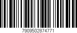 Código de barras (EAN, GTIN, SKU, ISBN): '7909502874771'