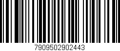 Código de barras (EAN, GTIN, SKU, ISBN): '7909502902443'