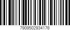 Código de barras (EAN, GTIN, SKU, ISBN): '7909502934178'