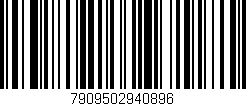 Código de barras (EAN, GTIN, SKU, ISBN): '7909502940896'