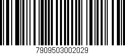 Código de barras (EAN, GTIN, SKU, ISBN): '7909503002029'