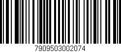 Código de barras (EAN, GTIN, SKU, ISBN): '7909503002074'