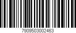Código de barras (EAN, GTIN, SKU, ISBN): '7909503002463'
