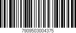 Código de barras (EAN, GTIN, SKU, ISBN): '7909503004375'