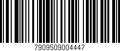 Código de barras (EAN, GTIN, SKU, ISBN): '7909509004447'