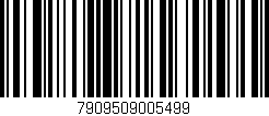 Código de barras (EAN, GTIN, SKU, ISBN): '7909509005499'