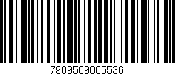 Código de barras (EAN, GTIN, SKU, ISBN): '7909509005536'