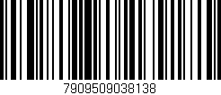 Código de barras (EAN, GTIN, SKU, ISBN): '7909509038138'