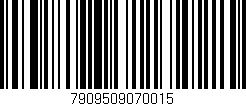 Código de barras (EAN, GTIN, SKU, ISBN): '7909509070015'