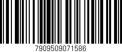 Código de barras (EAN, GTIN, SKU, ISBN): '7909509071586'