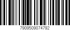Código de barras (EAN, GTIN, SKU, ISBN): '7909509074792'