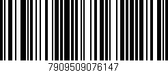 Código de barras (EAN, GTIN, SKU, ISBN): '7909509076147'