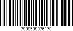 Código de barras (EAN, GTIN, SKU, ISBN): '7909509076178'