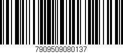 Código de barras (EAN, GTIN, SKU, ISBN): '7909509080137'