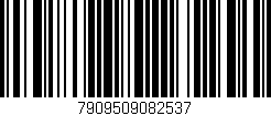 Código de barras (EAN, GTIN, SKU, ISBN): '7909509082537'