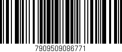 Código de barras (EAN, GTIN, SKU, ISBN): '7909509086771'