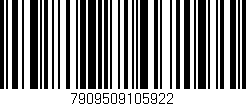 Código de barras (EAN, GTIN, SKU, ISBN): '7909509105922'