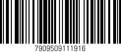 Código de barras (EAN, GTIN, SKU, ISBN): '7909509111916'