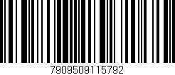 Código de barras (EAN, GTIN, SKU, ISBN): '7909509115792'