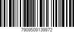 Código de barras (EAN, GTIN, SKU, ISBN): '7909509139972'