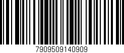 Código de barras (EAN, GTIN, SKU, ISBN): '7909509140909'
