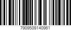 Código de barras (EAN, GTIN, SKU, ISBN): '7909509140961'