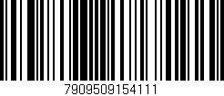 Código de barras (EAN, GTIN, SKU, ISBN): '7909509154111'