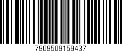 Código de barras (EAN, GTIN, SKU, ISBN): '7909509159437'