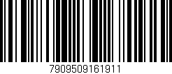 Código de barras (EAN, GTIN, SKU, ISBN): '7909509161911'