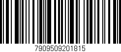 Código de barras (EAN, GTIN, SKU, ISBN): '7909509201815'