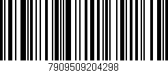 Código de barras (EAN, GTIN, SKU, ISBN): '7909509204298'