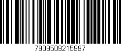 Código de barras (EAN, GTIN, SKU, ISBN): '7909509215997'