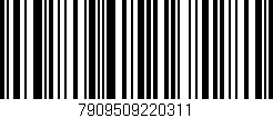 Código de barras (EAN, GTIN, SKU, ISBN): '7909509220311'