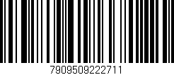 Código de barras (EAN, GTIN, SKU, ISBN): '7909509222711'