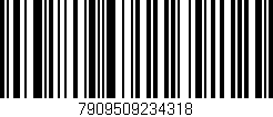 Código de barras (EAN, GTIN, SKU, ISBN): '7909509234318'